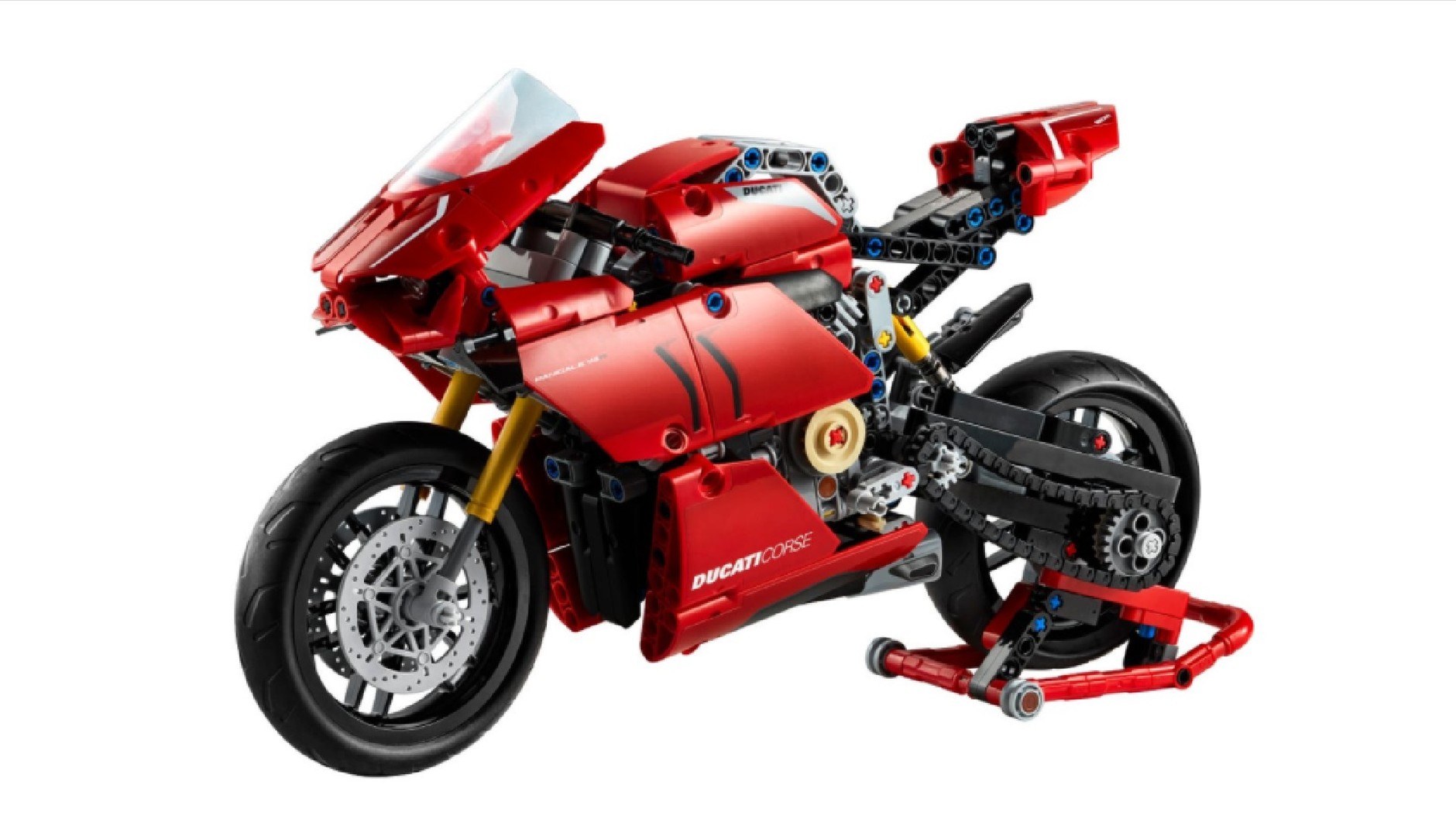 LEGO Ducati Panigale V4 R. Zdjęcie użyte za zgodą ©2021 The LEGO Group