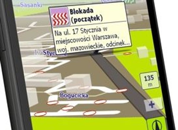 AutoMapa z aktualizacją utrudnień na drogach