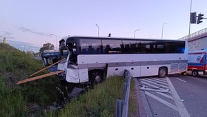 W Krakowie zderzyły się dwa autobusy. Zginął kierowca MPK