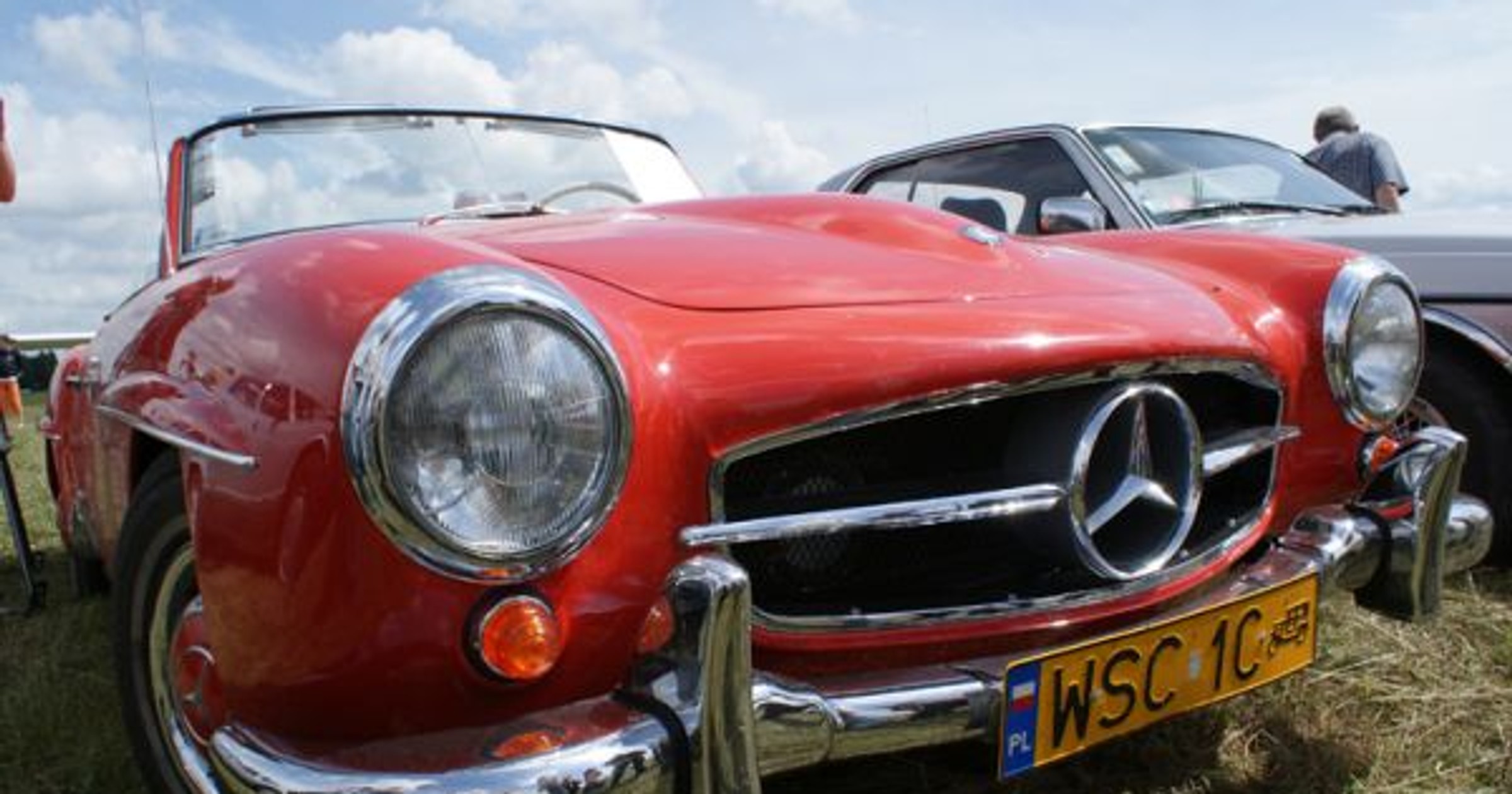 Zabytkowe Mercedesy w Płocku