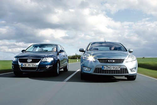 Ford Mondeo 2.0 TDCI kontra VW Passat 2.0 TDi - Ford wyprzedzi Volkswagena?