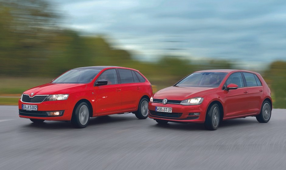 Skoda Rapid, Volkswagen Golf