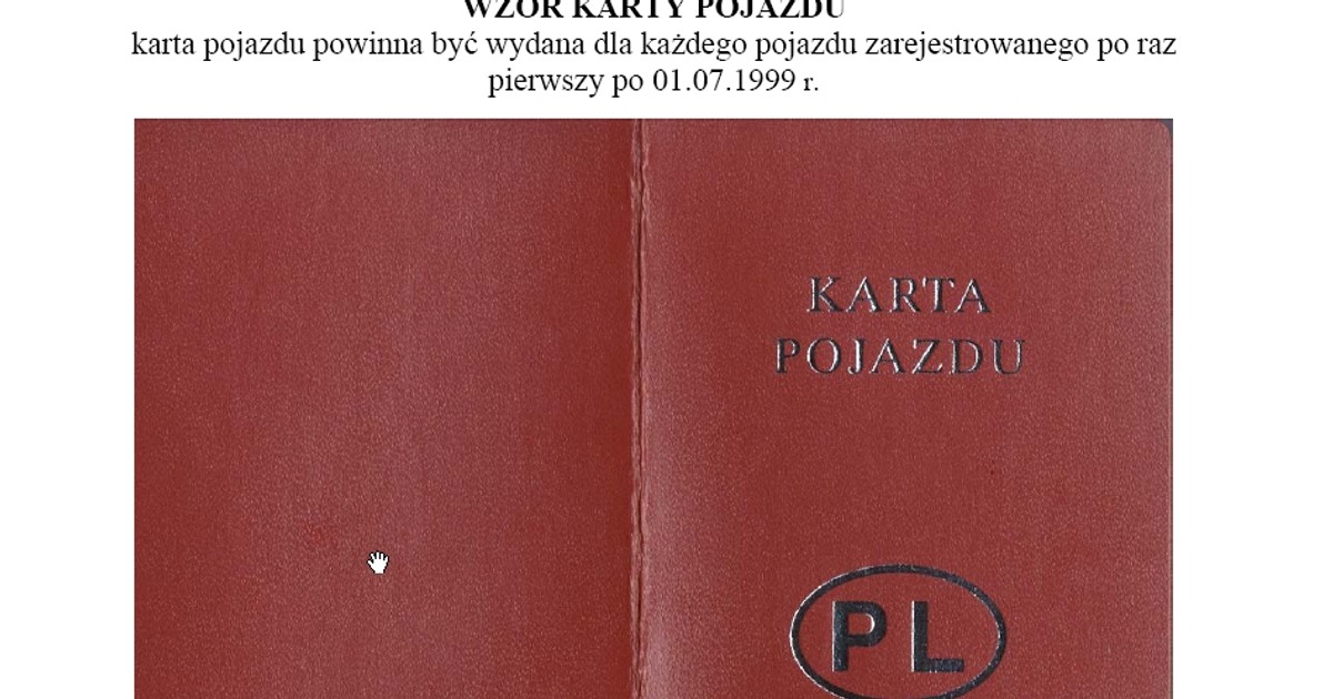 Karta pojazdu