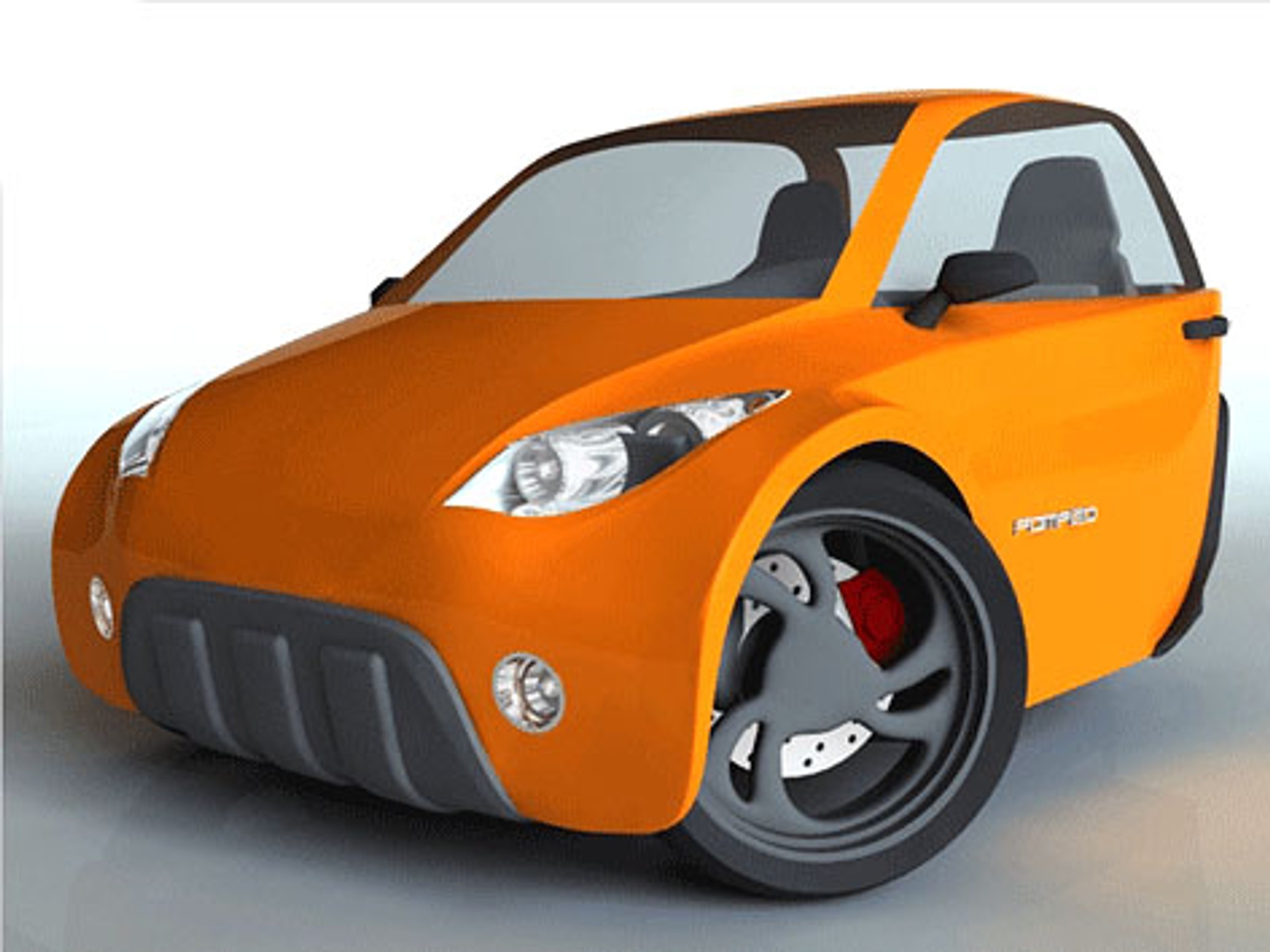 Pompéo: oszczędny miejski trójkołowiec (wideo)