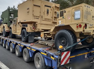 Transport sprzętu armii USA zatrzymany. ITD nie miała innego wyjścia