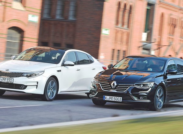 Kia Optima kontra Renault Talisman - dwa diesle, 4 sprzęgła