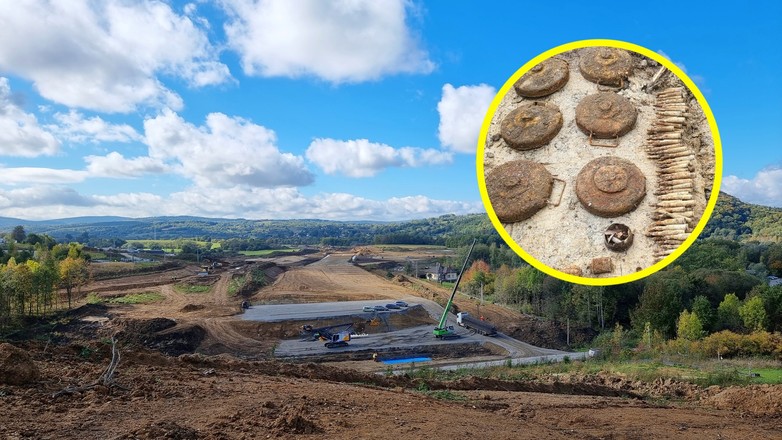 Tysiące niewybuchów na budowie S19