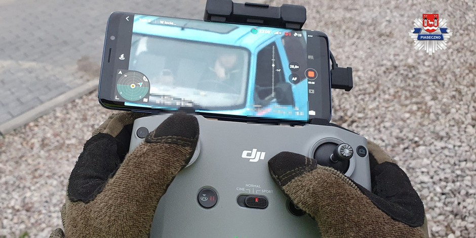Policja coraz częściej chwali się kontrolami wykonywanymi przy użyciu dronów.