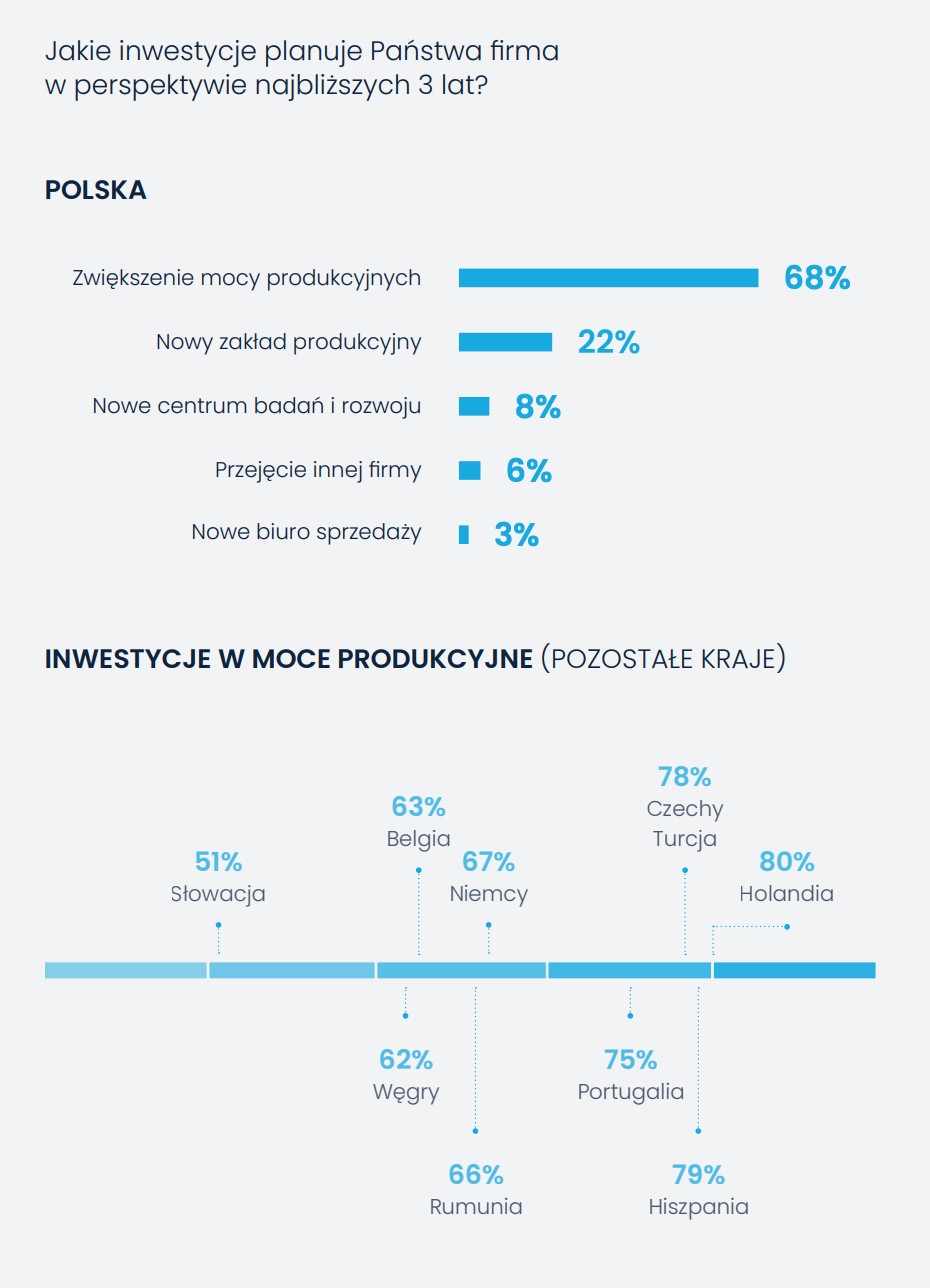 Jakie inwestycje planują firmy w ciągu 3 lat?