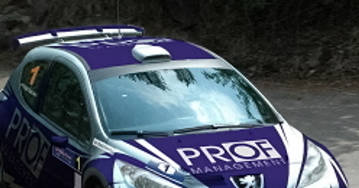 Michał Kościuszko w Peugeot 207 Super 2000 w Rajdzie Magurskim