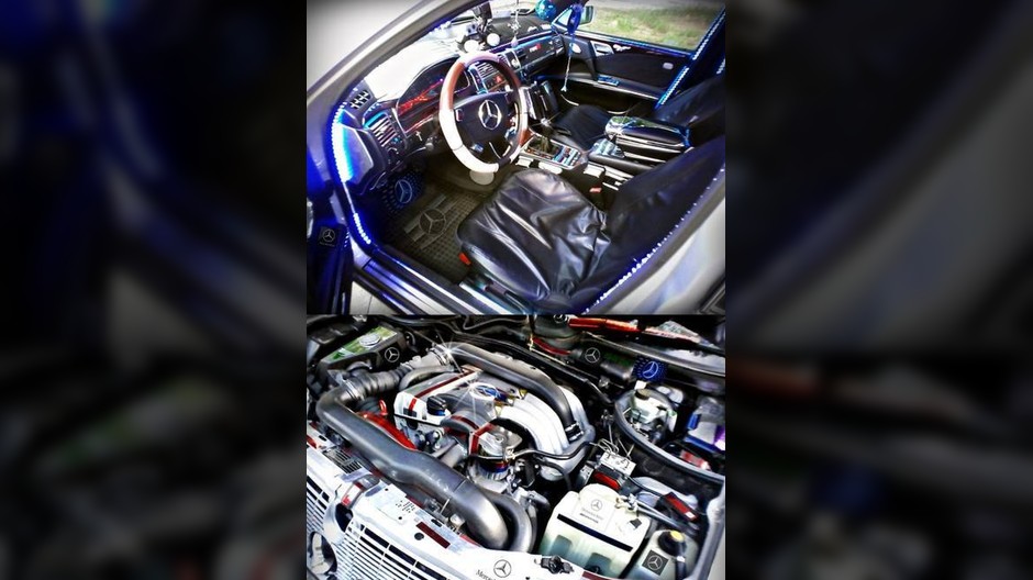 Mercedes E S210 "okularnik" - oszpecony z miłości, jest na sprzedaż
