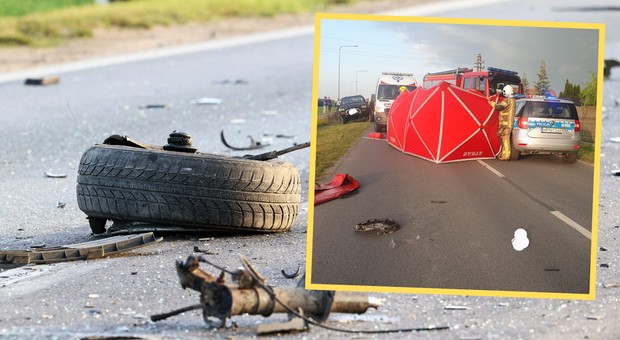 Tragedia na drodze z udziałem radiowozu. Nie żyje motocyklista
