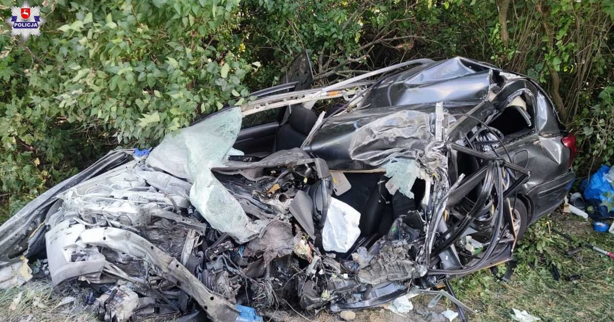 Tragedia na DK-12. Matka zginęła, syn został ranny