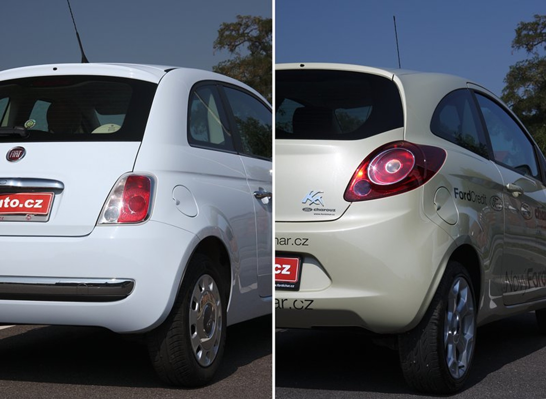 Test: Fiat 500 1,2 (51 kW) vs. Ford Ka 1,2 (51 kW) – Malá piva