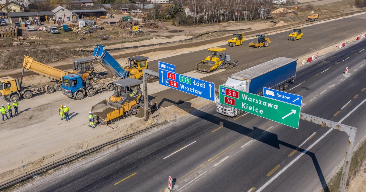 Budowa A1 Tuszyn - Piotrków