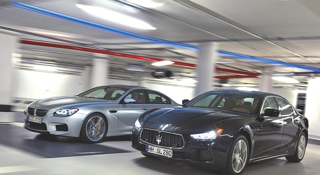 Maserati Ghibli kontra BMW M6: menedżer po godzinach