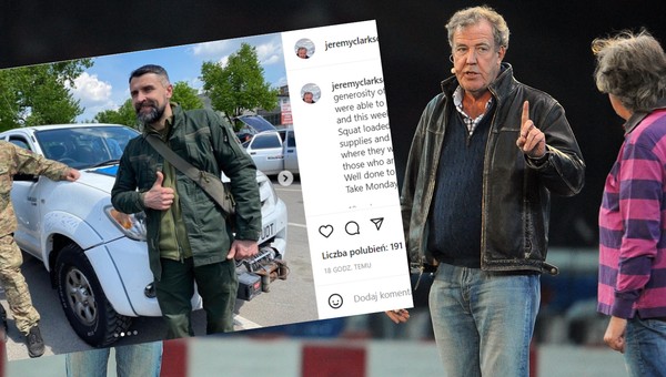 Jeremy Clarkson pomaga Ukraińcom. "W ten sposób możemy uratować ludzkie życia"