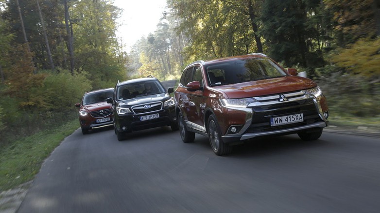 Porównanie 3 SUV-ów z wolnossącymi benzyniakami i napędem 4x4