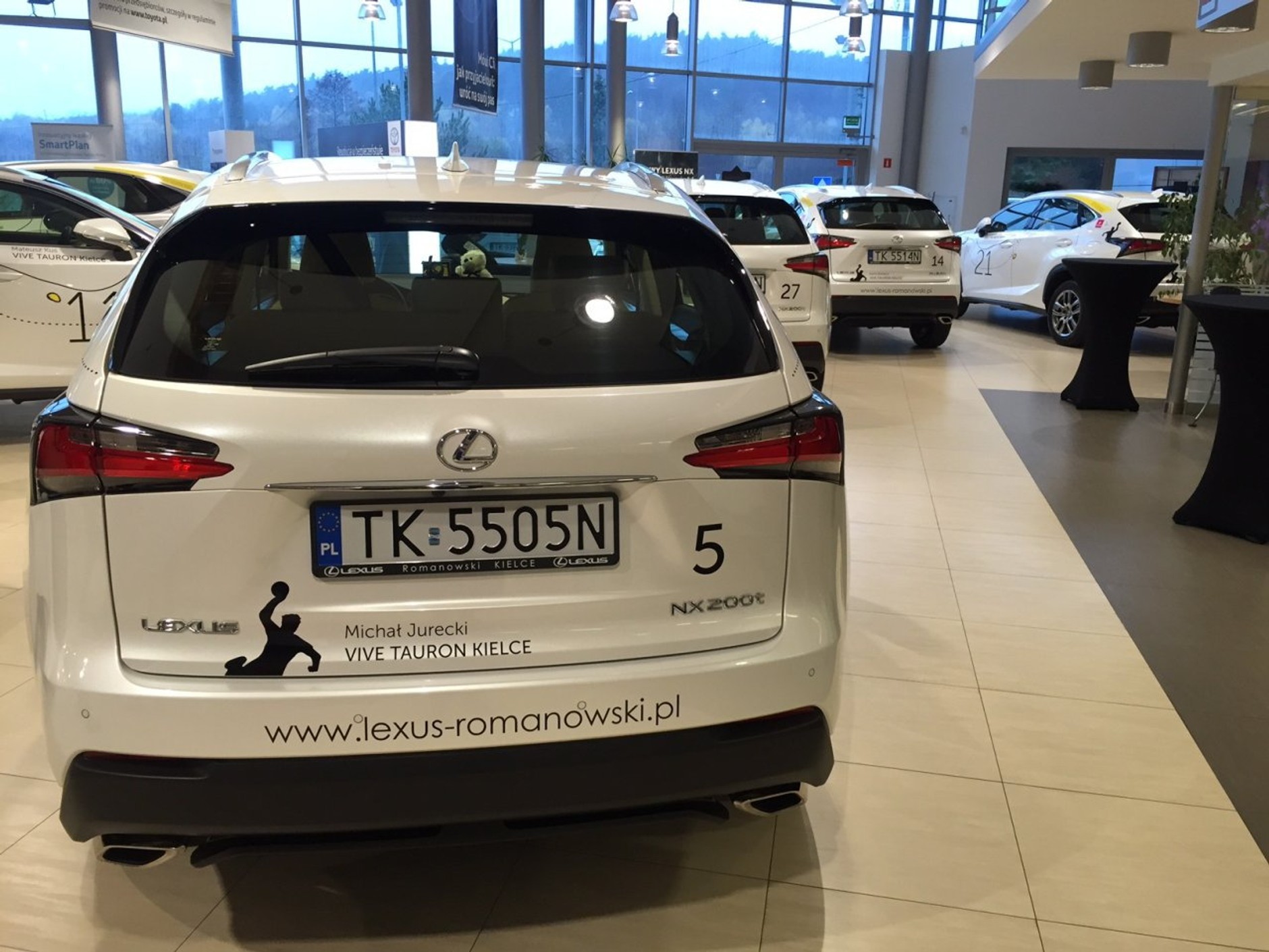 Lexusy dla ligowych szczypiornistów