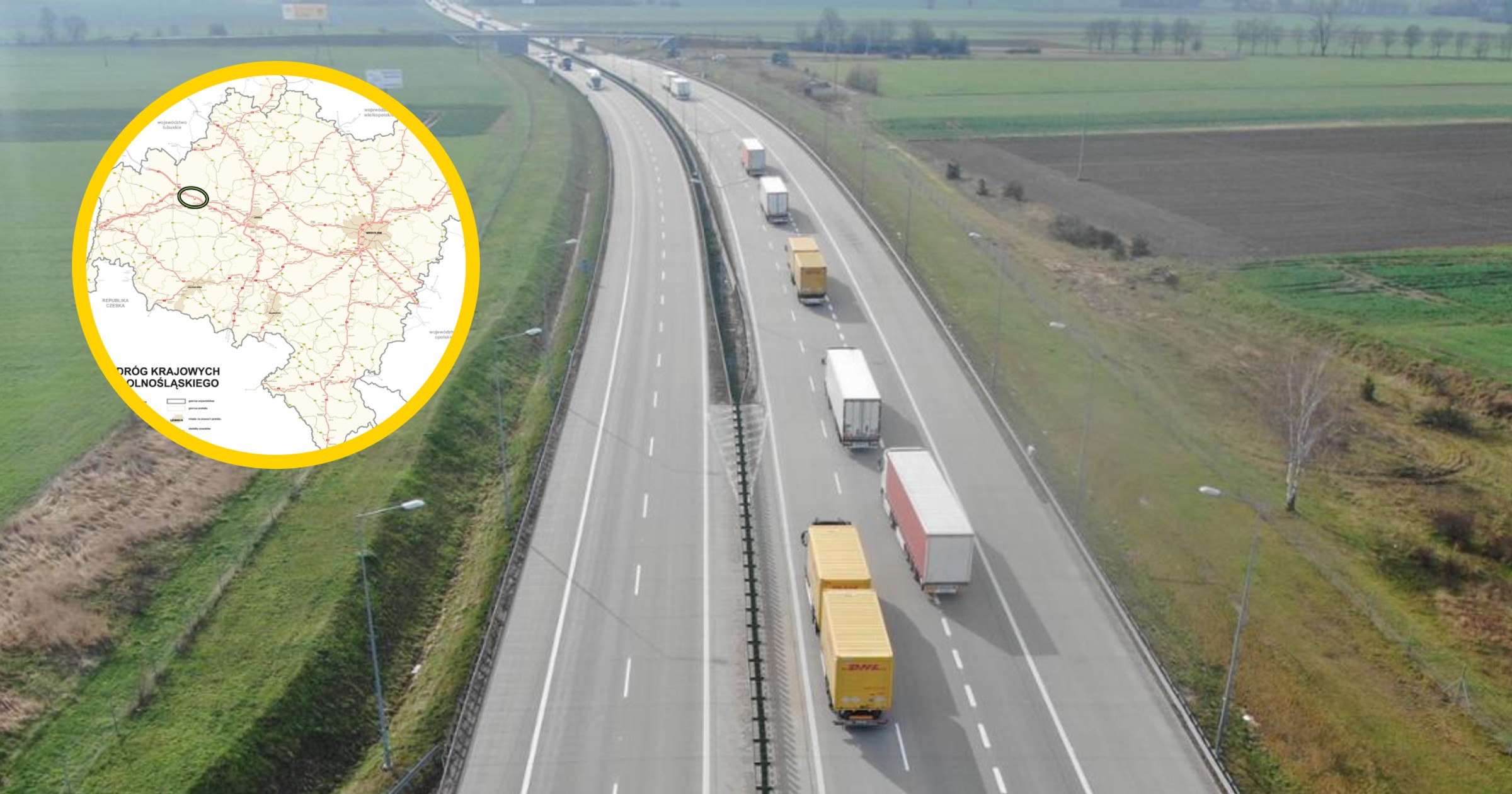 A4 na odcinku Krzyżowa - Krzywa