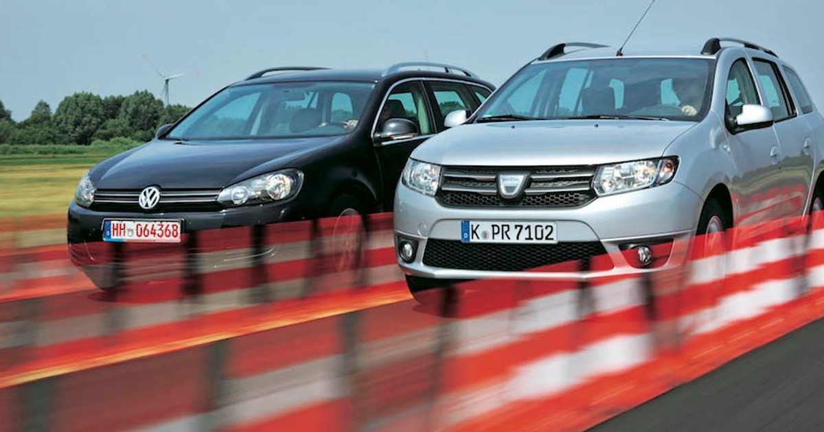 Nowa Dacia Logan MCV kontra używany VW Golf kombi