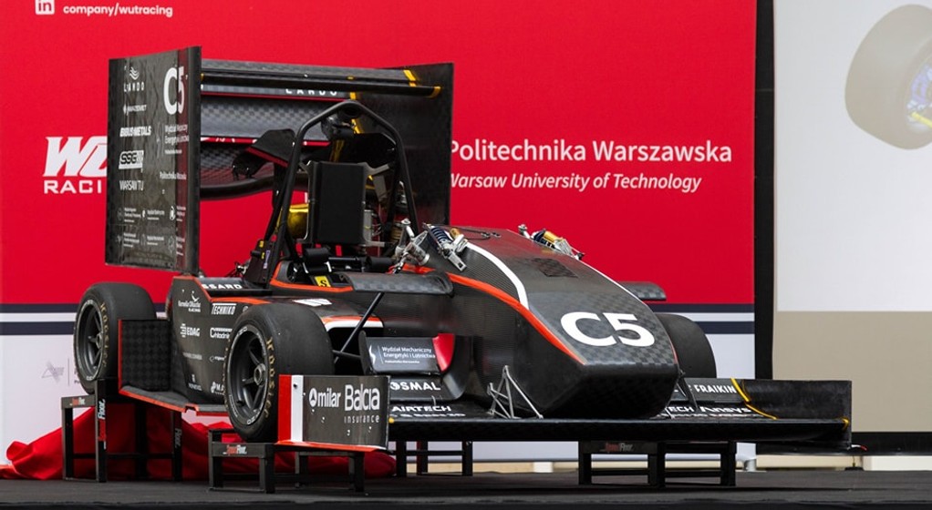 Bolid WUT-5 stworzony przez studentów Politechniki Warszawskiej z zespołu WUT Racing