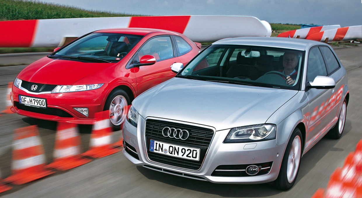 Audi A3 1.2 TFSI kontra Honda Civic 1.4 i-VTEC: Armagedon  z turbodoładowaniem