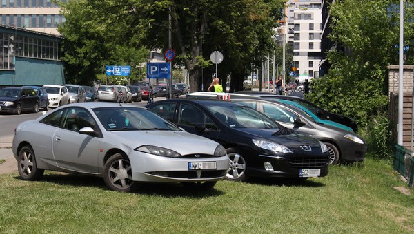 Parkowanie na trawie zawsze jest zabronione, ale z reguły nie jest niebezpieczne. Latem łatwo w ten sposób wywołać pożar