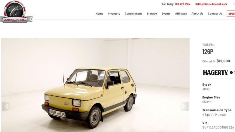 Classic Auto Mall Fiat 126p