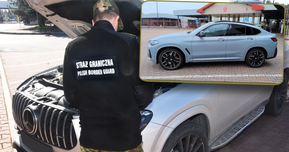 Dwa drogie niemieckie SUV-y odzyskane przez Straż Graniczną