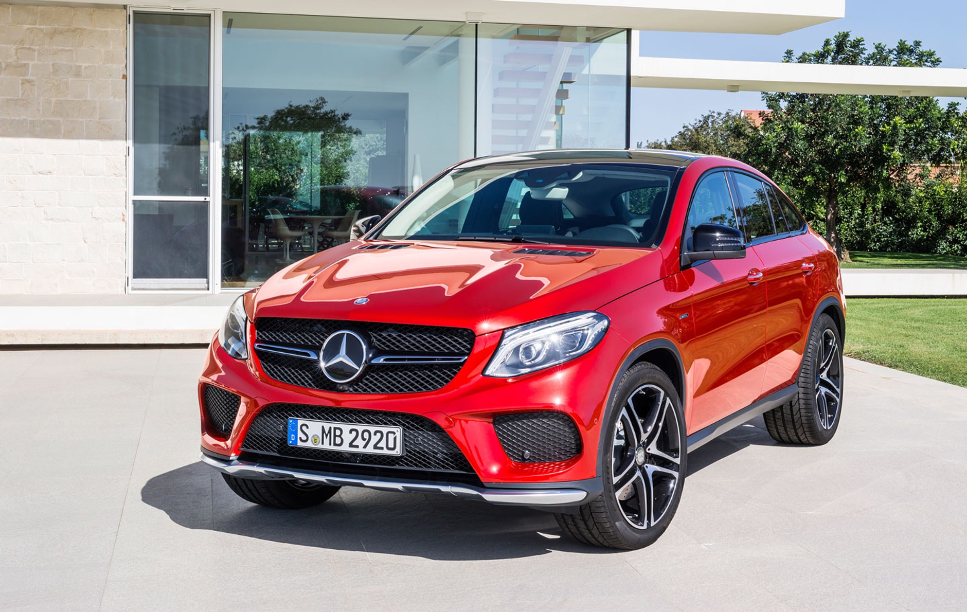 Mercedes GLE Coupé broń na BMW