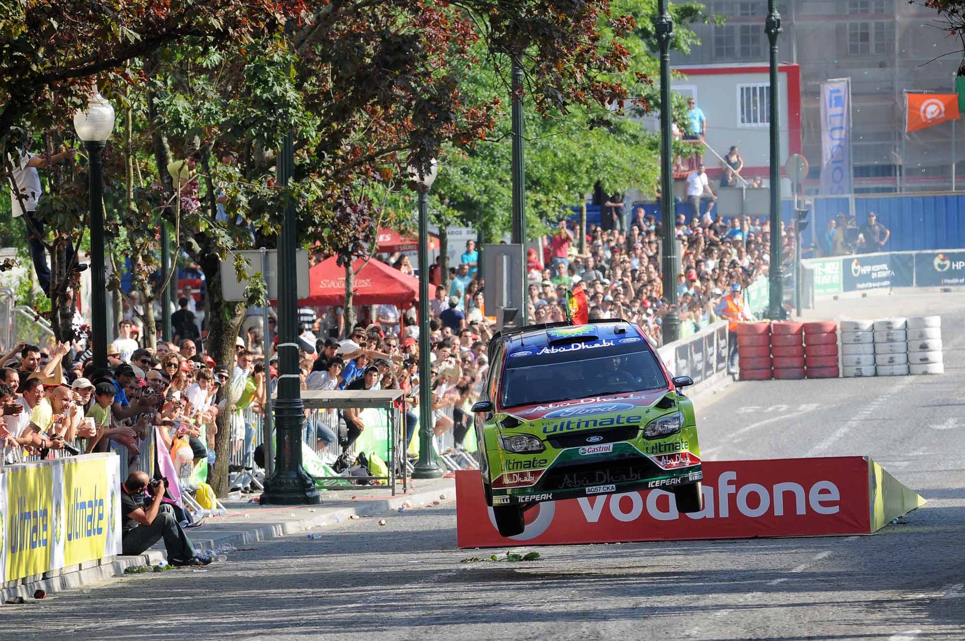 Show mistrzów przed Rajdem Portugalii 2010