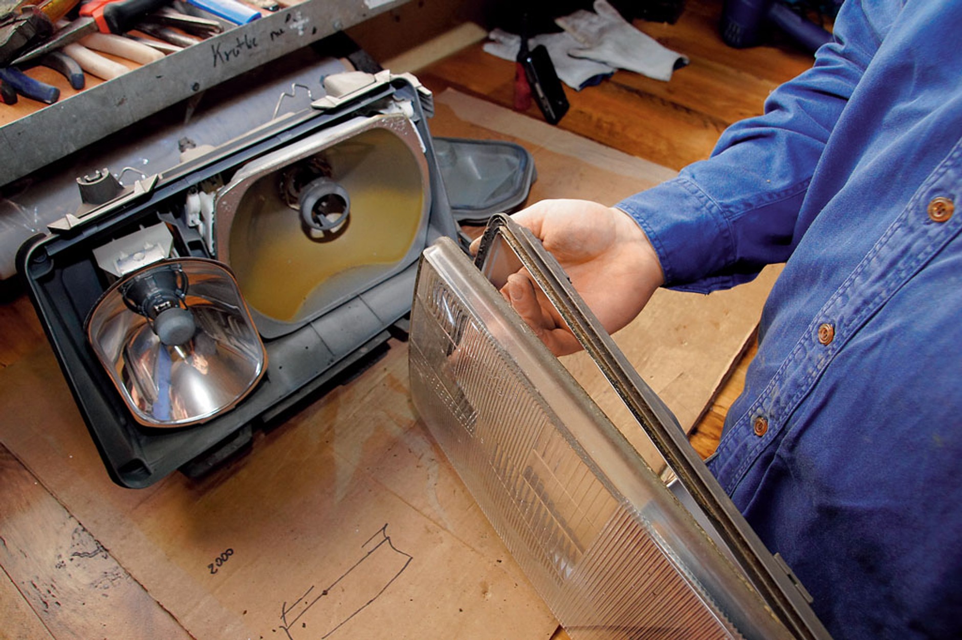 Regeneracja reflektorów krok po kroku