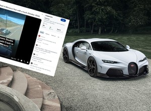 Najdroższy wypadek roku? Dwa Bugatti Chirony zderzyły się ze sobą. Jest film