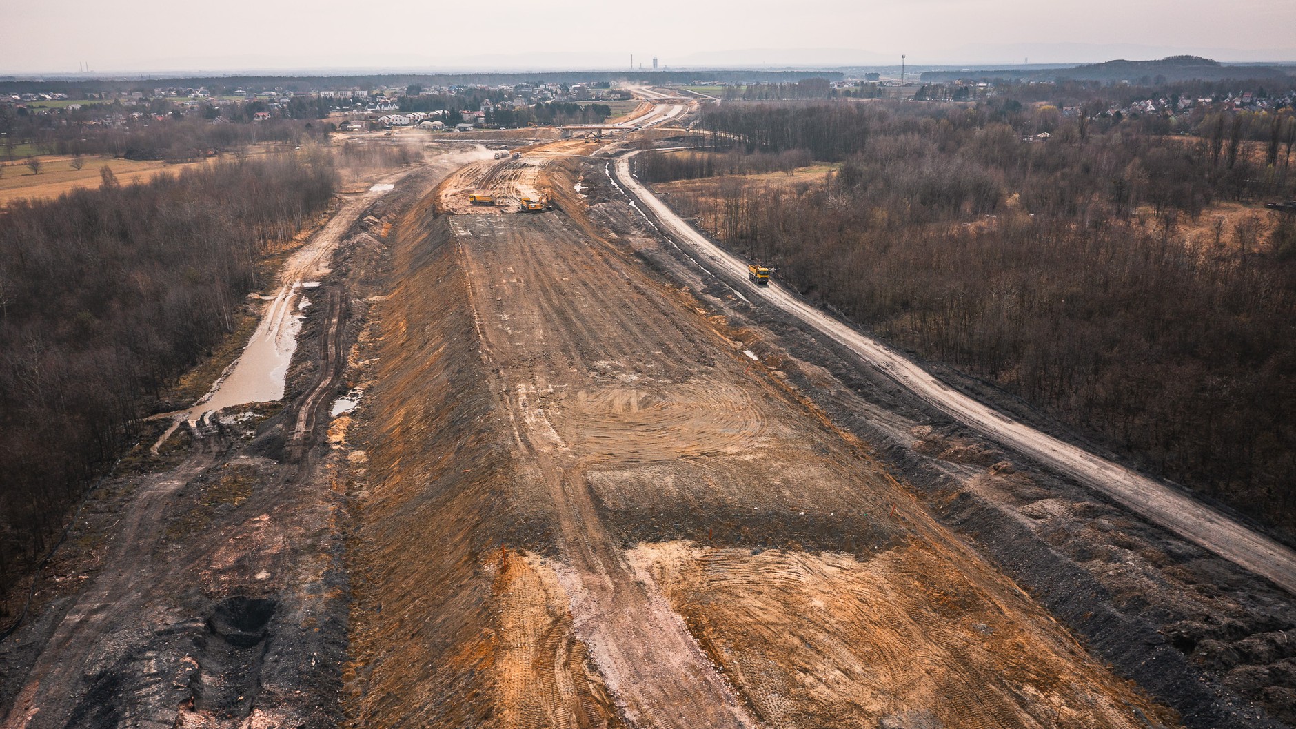 Prace przy budowie trasy S1 Mysłowice-Bieruń