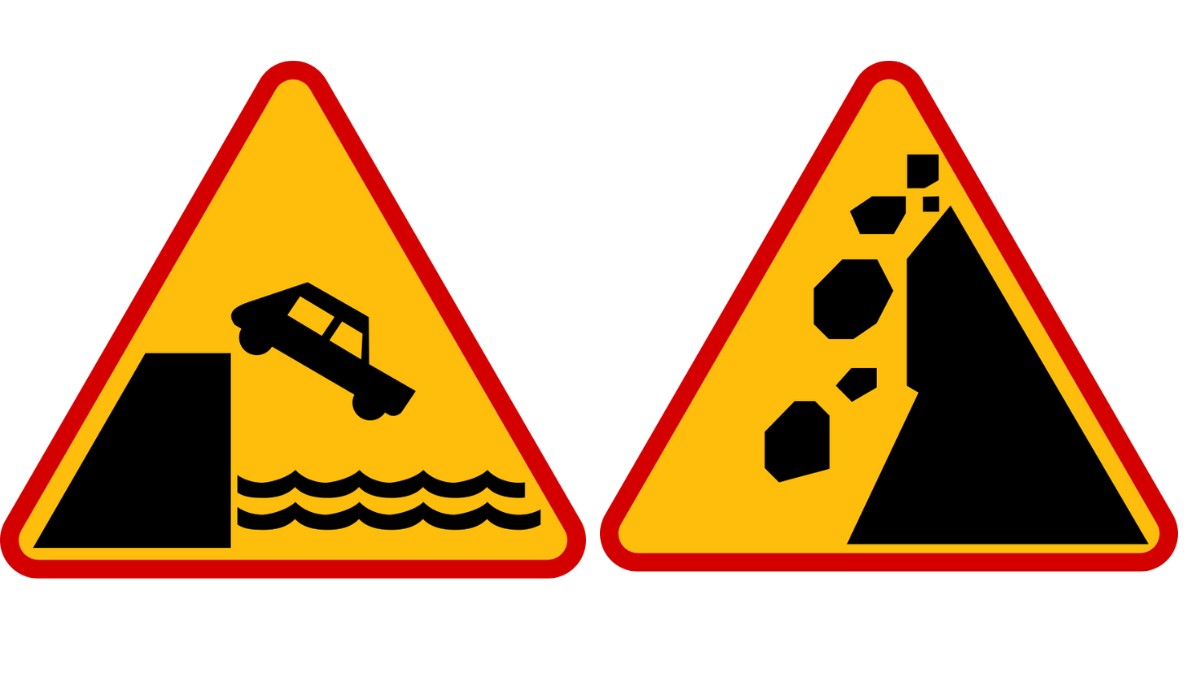 Znak A-27 (L) i A-25 (P)