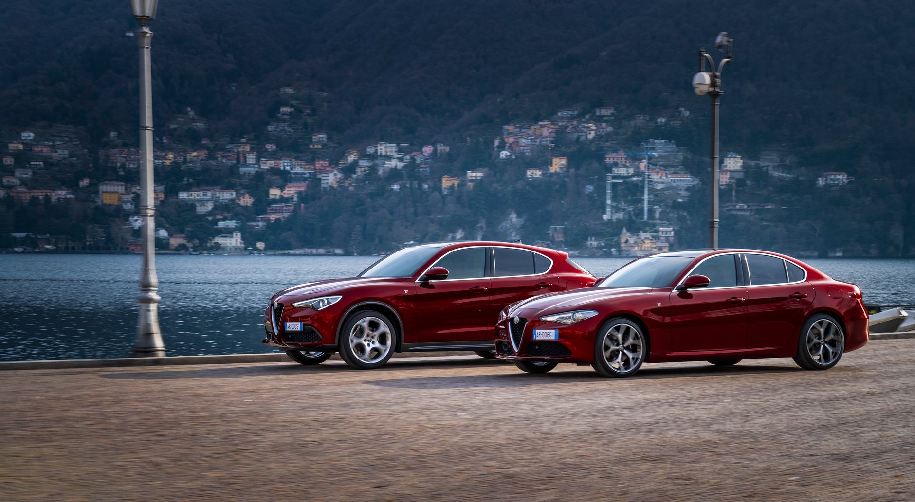Alfy Romeo Stelvio i Giulia w wersjach 6C Villa d'Este.