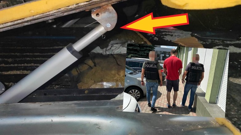 Podłoga w busie na pilota, a pod nią... Policja nie dowierzała