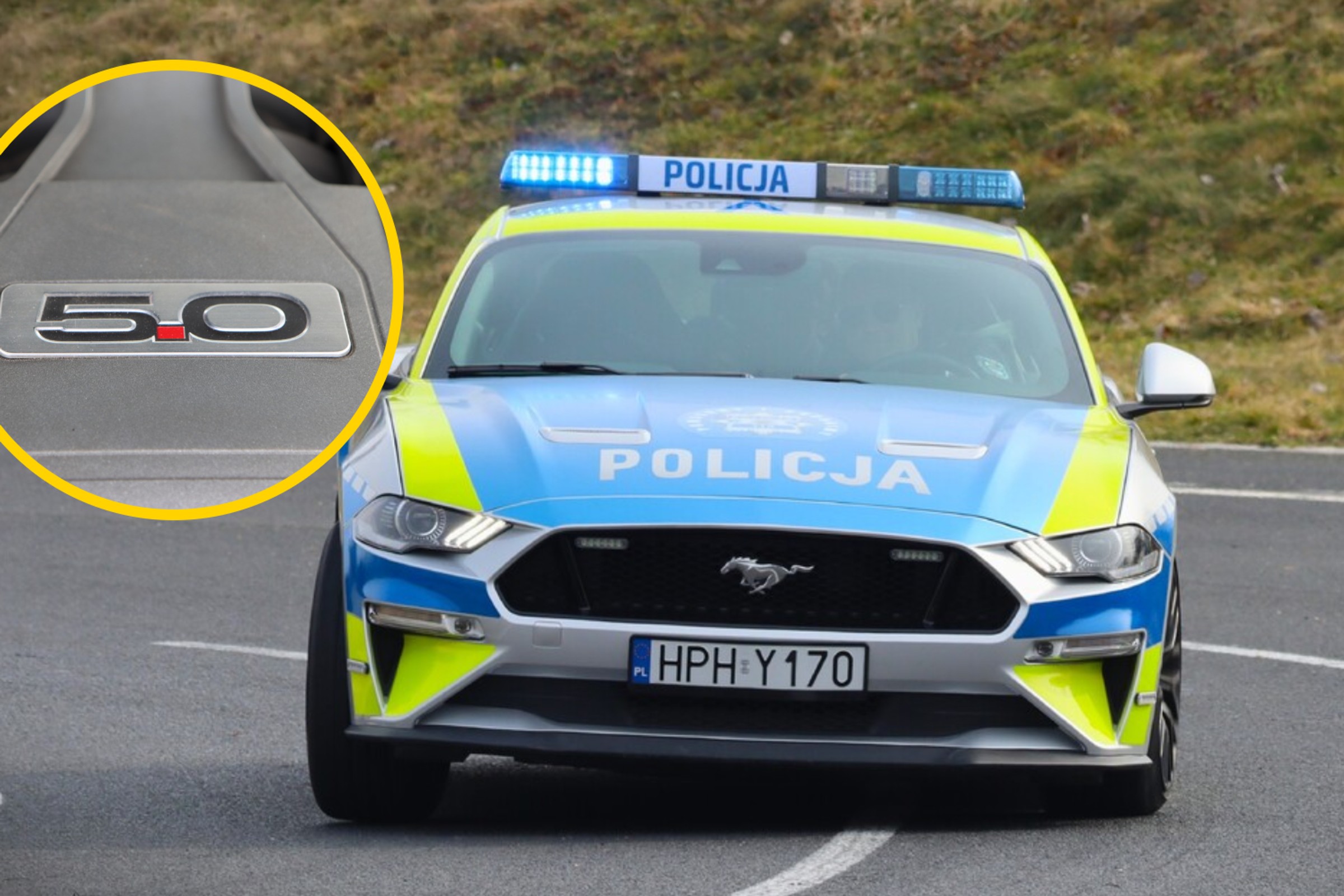 Takiego auta nasza drogówka jeszcze nie miała. Policyjny Mustang z silnikiem 5.0 V8