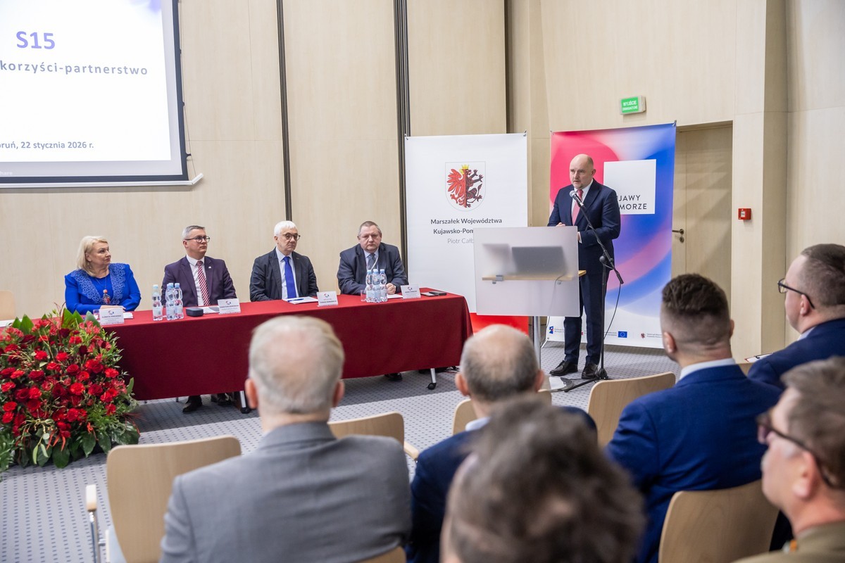 Konferencja ws. budowy drogi S15
