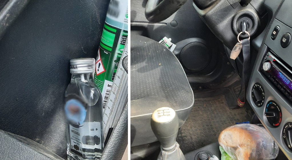 Pojechał do sklepu. Natychmiast został zatrzymany