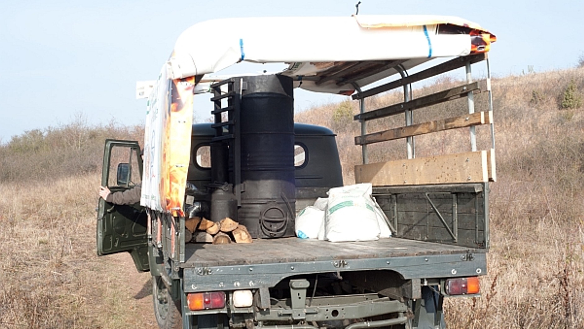 UAZ zasilany peletem - polski wynalazek