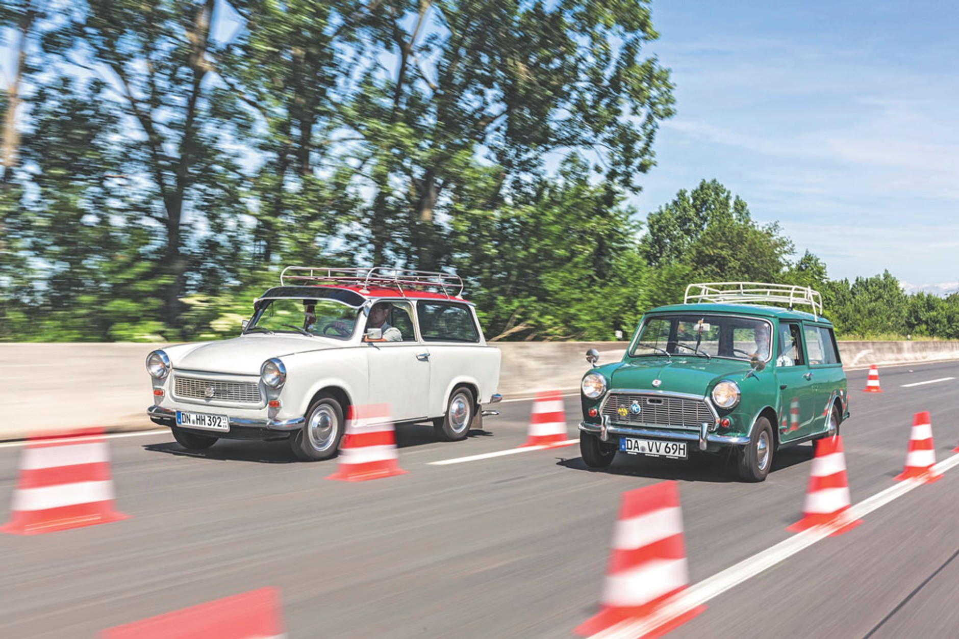 Trabant 601 Universal kontra Mini Traveller - dwusuw z NRD czy Mini-maluch?
