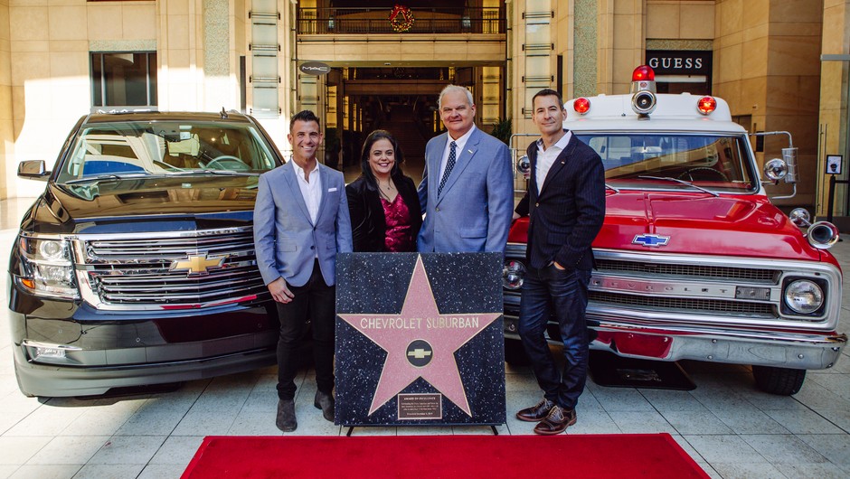 Chevrolet Suburban pierwszym autem uhonorowanym miejscem w Hollywoodzkiej Alei Gwiazd 
