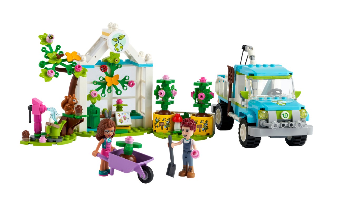 Ciężarówka, ogród i mnóstwo zabawy! To zestaw LEGO Friends 41707, który można budować wspólnie z rodziną.