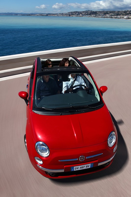 Fiat 500C: nowe informacje i zdjęcia włoskiego kabrioletu (fotogaleria)