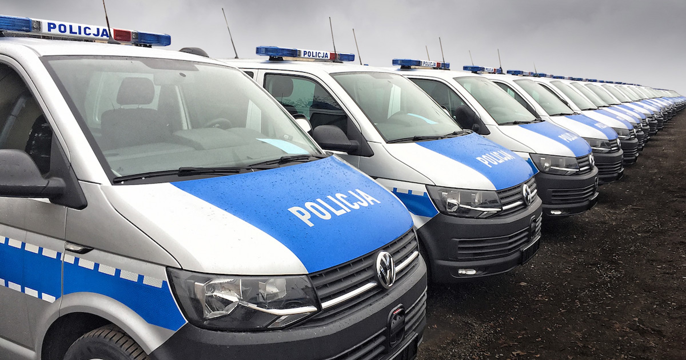 Volkswageny Transportery dla policji