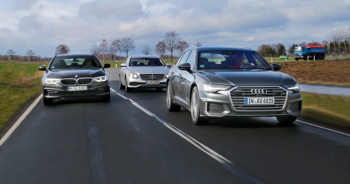 Audi A6, BMW serii 5 i Mercedes klasy E