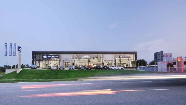 Mitsubishi - nowy salon samochodowy