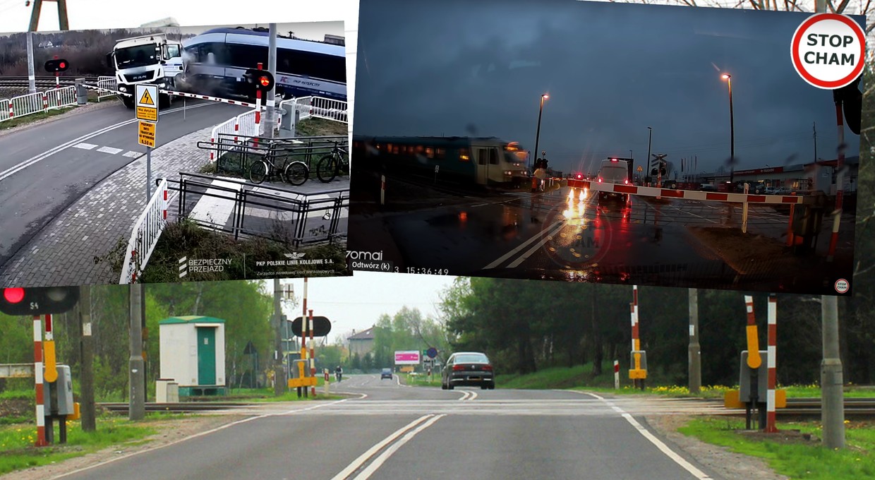 Paraliż decyzyjny na przejeździe kolejowym. Katastrofa była blisko, ale tym razem nie poszło o czerwone światło